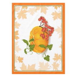 Toalha De Mesa Abóbora, bagas, folhas, queda de fronteira Ação de