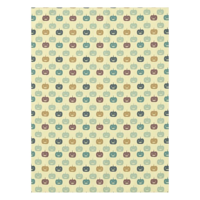 Toalha De Mesa Abóboras bonitos do Dia das Bruxas (Frente)