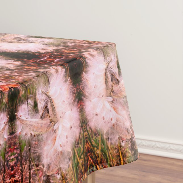 Toalha De Mesa Abra Milkweed Pods | Sementes de Seda | Sangria (Posição Original)