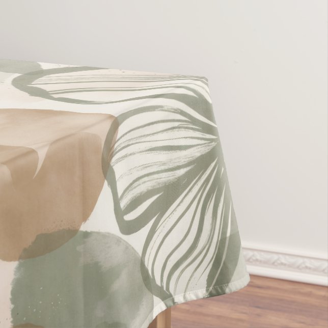 Toalha De Mesa Abstract Gouache Floral Composition (Posição Original)