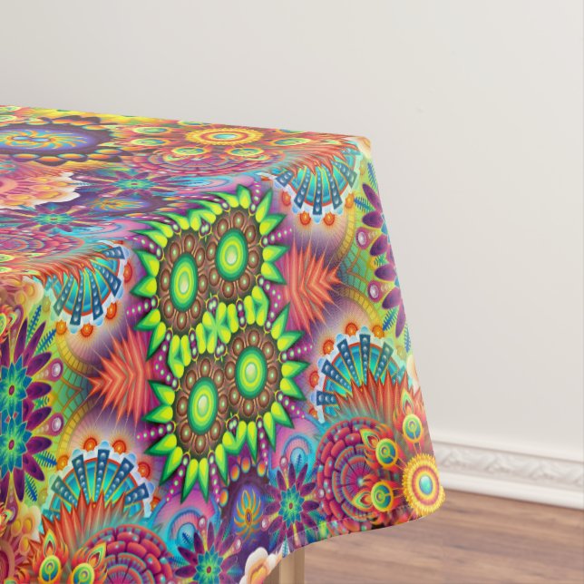 Toalha De Mesa Abstrato art 163 (Posição Original)