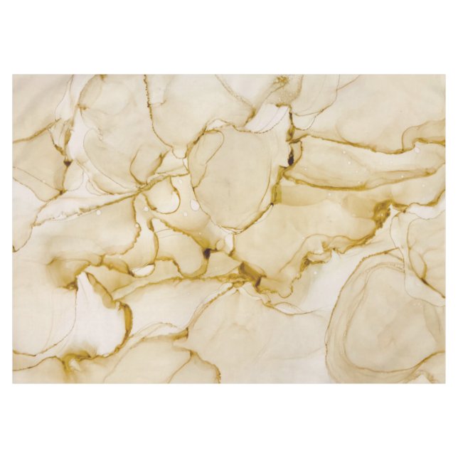 Toalha De Mesa Abstrato Boho Beige Tablecloth (Frente (Horizontal))