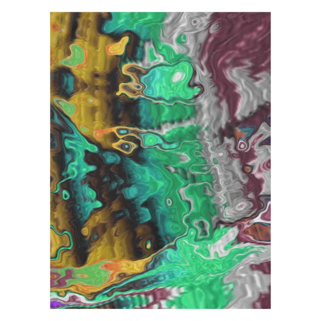 Toalha De Mesa Abstrato de alimentação 621B (Frente)