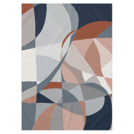 Toalha De Mesa Abstrato de Marinho e ferrugem (XIV)