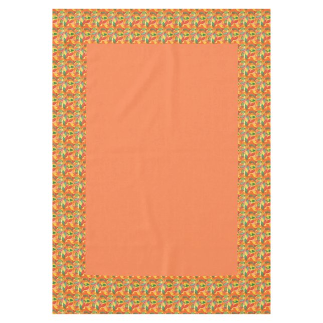 Toalha De Mesa Abstrato deixa a Ação de Graças (Frente)
