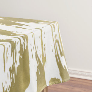 Toalha De Mesa Abstrato Dourado do encanto