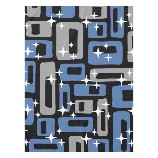 Toalha De Mesa Abstrato Moderno do Meio século Retroativo (Frente)