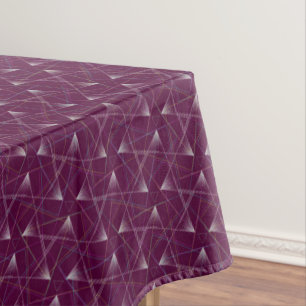 Toalha De Mesa Abstrato moderno - Padrão de beringela - Roxo Geom