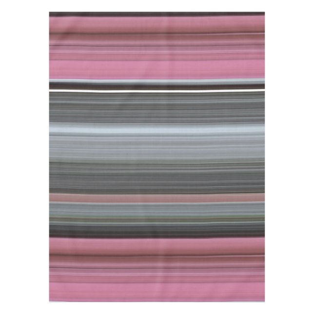 Toalha De Mesa Abstrato nº 1: Rosa e cinza (Frente)