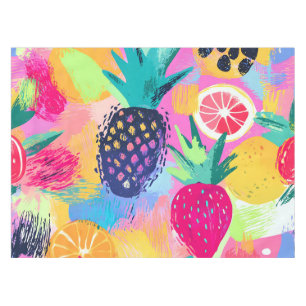 Toalha De Mesa Abstrato Paradise Tropical Fruta Fiesta