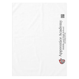 Toalha De Mesa Academia de Aprendizado e Logotipo do Redwolf com