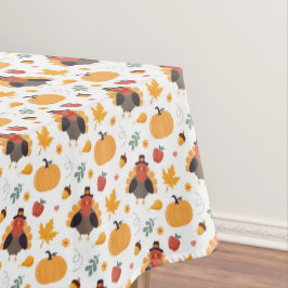 Toalha De Mesa Ação de Graças à Turquia Pumpkin