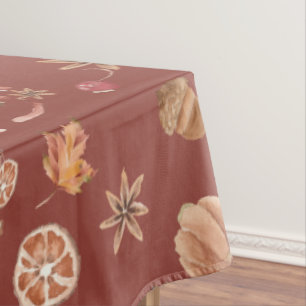 Toalha De Mesa Ação de Graças do Outono de Aquarela