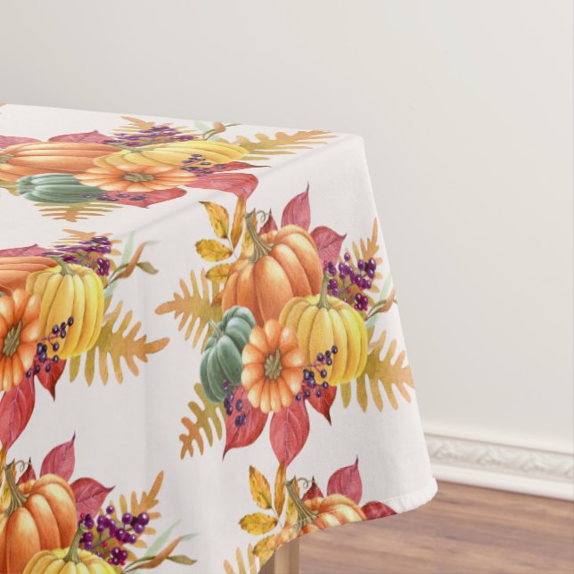 Toalha De Mesa Ação de Graças Pumpkins Tablecloth (Posição Original)