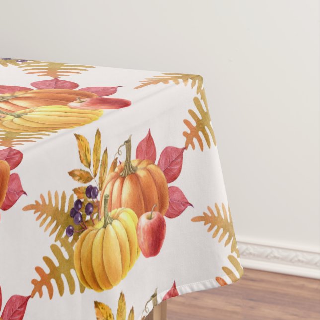Toalha De Mesa Ação de Graças Pumpkins Tablecloth (Posição Original)