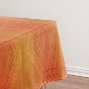 Toalha De Mesa Aceitação Padrão do Shibori Amarelo Vermelho Lar