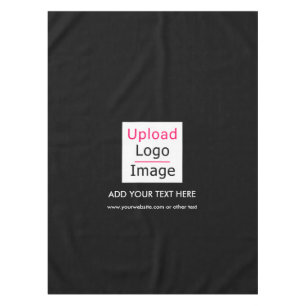 Toalha De Mesa Adicione seu logotipo e texto personalizado Tchic