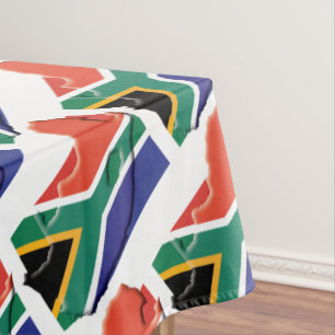 Toalha De Mesa AFRICA DO SUL Na moda Patriótico MAPA