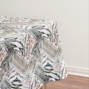 Toalha De Mesa Africano, combo, pele, tigre, Jaguar, visto