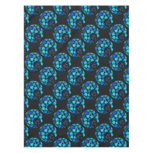 Toalha De Mesa Afro Diva Azul