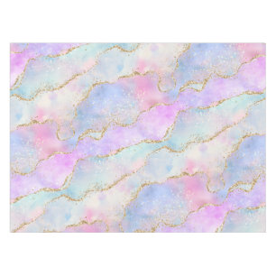 Toalha De Mesa Agate Luxe Elegante Garganta arco-íris