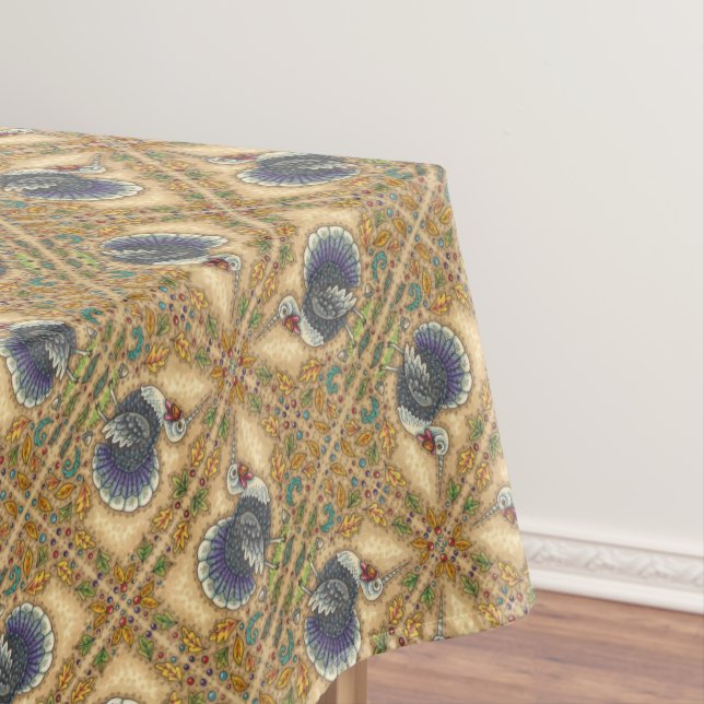 TOALHA DE MESA AGRADEÇO AO UNICORN TURQUIA, FANTASIA BRANCA (Posição Original)