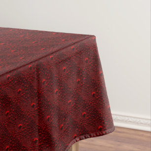 Toalha De Mesa Água cai no Crimson Metal