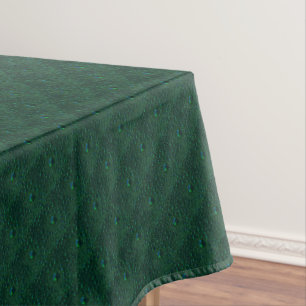 Toalha De Mesa Água cai no metal verde