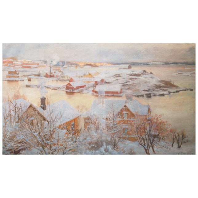 Toalha De Mesa Albert Edelsense - Dia de dezembro (Frente (Horizontal))