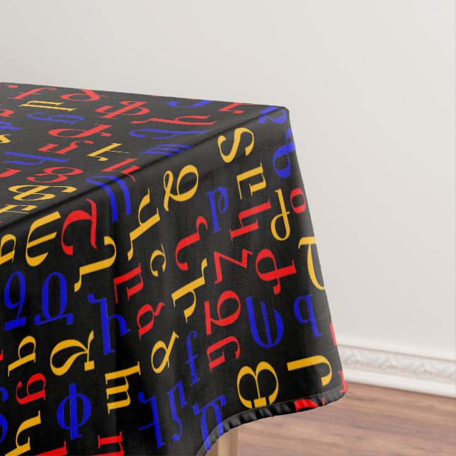 Toalha De Mesa alfabeto armênio (Posição Original)