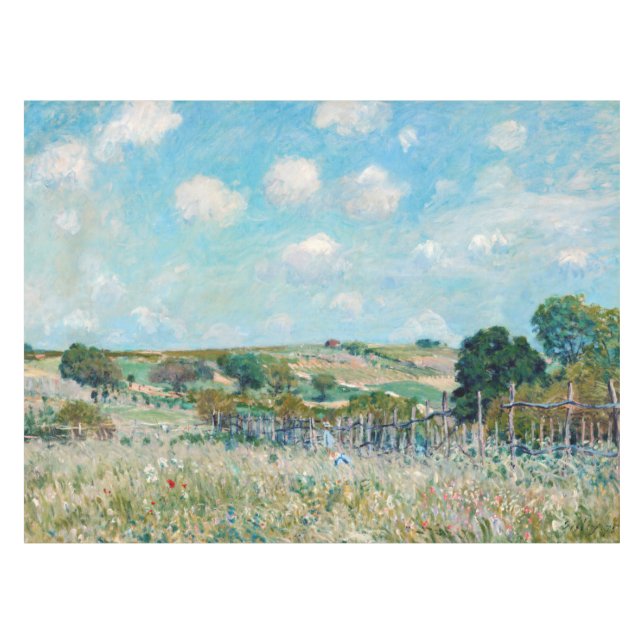 Toalha De Mesa Alfred Sisley - O Prado (Frente (Horizontal))