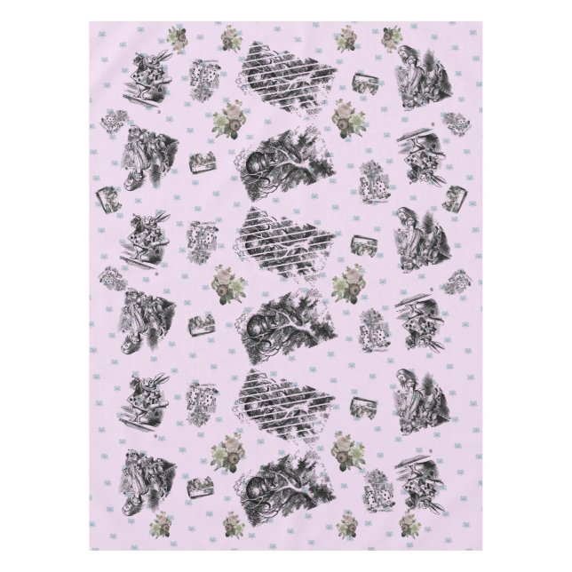 Toalha De Mesa Alice im Wunderland – Alice in Wonderland pastel (Frente)