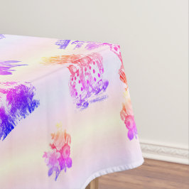 Toalha De Mesa Alice im Wunderland - Alice no pastel das Maravilh