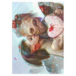 Toalha De Mesa Alienígena Whimsical Romance