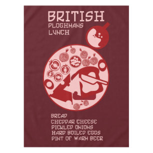 Toalha De Mesa Almoço da British Ploughmans Pub