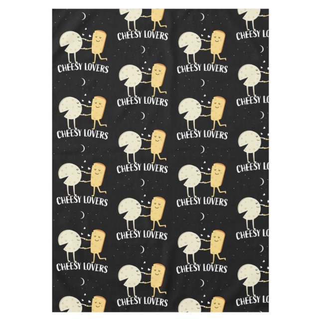 Toalha De Mesa Amantes De Queijo E Connoisseur (Frente)