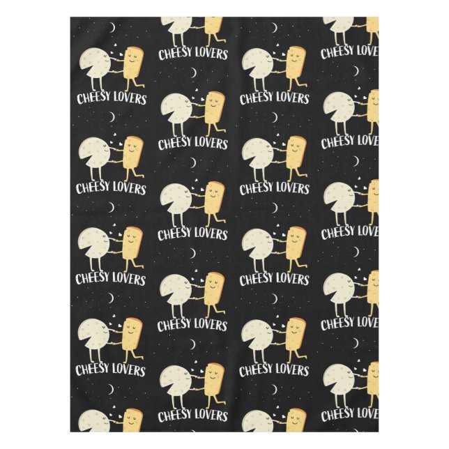 Toalha De Mesa Amantes De Queijo E Connoisseur (Frente)