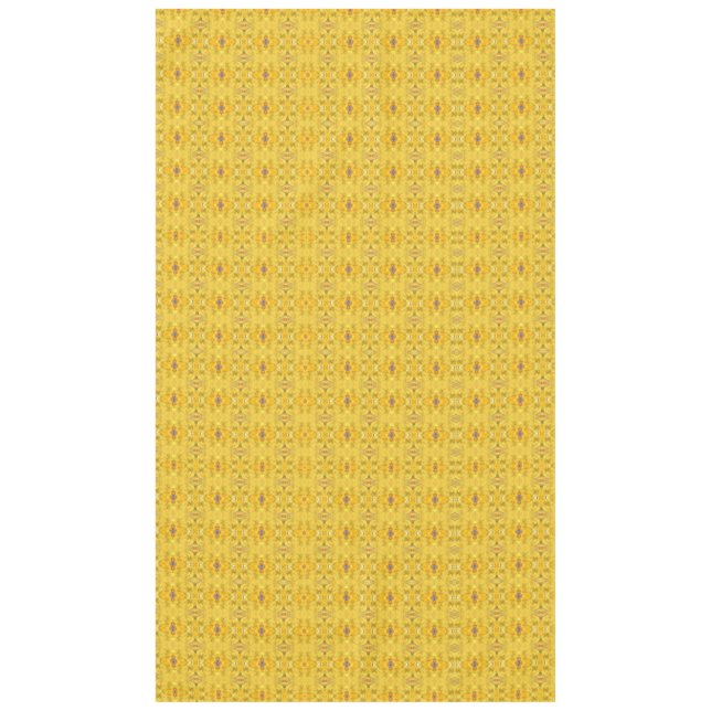 Toalha De Mesa Amarelo Azul em Execução (Frente)