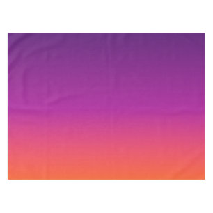 Toalha De Mesa Ambre de gradiente roxo, rosa e laranja