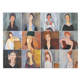Toalha De Mesa Amedeo Modigliani - Colagem de Obras-Domésticas