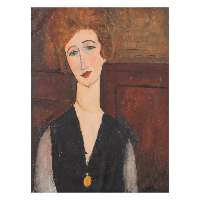 Toalha De Mesa Amedeo Modigliani - Retrato de uma Mulher (Frente)