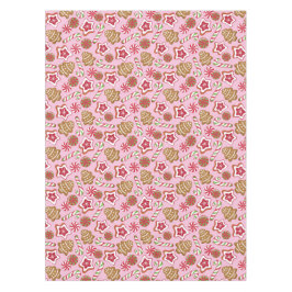 Toalha De Mesa Ameixas de Natal - rosa