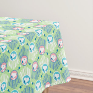 Toalha De Mesa Amendoins Padrão de Sonhos de Deco Verde da Casa