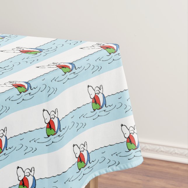 Toalha De Mesa Amendoins | Snoopy Beach Ball Beach (Posição Original)