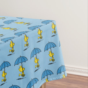 Toalha De Mesa Amendoins   Woodstock Blue Umbrella