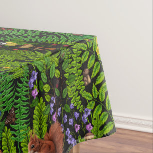 Toalha De Mesa Amídalas e plantas florestais