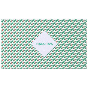 Toalha De Mesa Amor com Sinalizador Coração Mexicano é Verde Pers