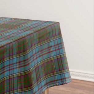 Toalha De Mesa Anderson Clan Tartan - Padrão de Xadrez Escocês