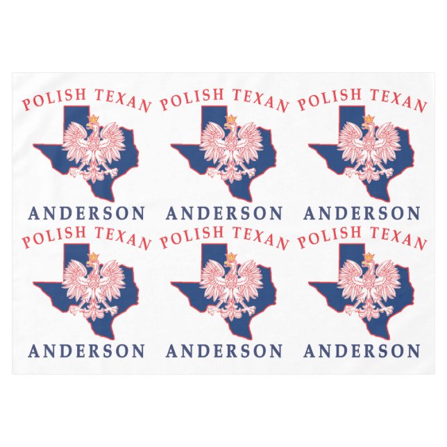 Toalha De Mesa Anderson Polonês Texan (Frente (Horizontal))