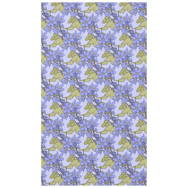 Toalha De Mesa Anêmonas azuis (Frente)